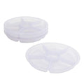 Kaplan Early Learning Company Loose Parts Sorting Trays - Set of 4 - Clear