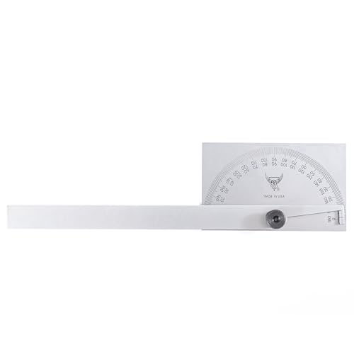 PEC Tools Stainless Steel Angle Protractor, MADE IN USA - size: 5170SS
