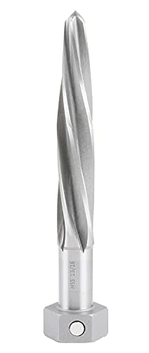 Accusize Industrial Tools 13/16 inch Bridge Reamer, Magnetic Hex Shank, Hss Spiral Flutes Aligning Reamers, Car Reamers, 1523-8035 - size: 13/16 inch