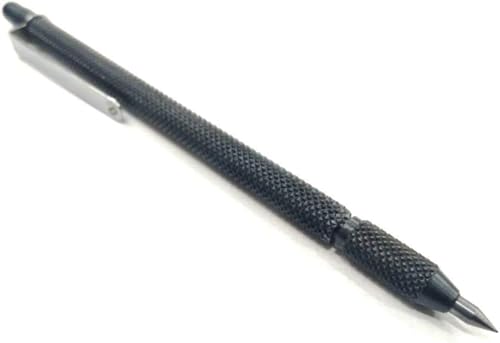 BUYOHLIC Carbide Pen Point Tipped Scribing Pen Tool Scriber Craft Tool-Knurled Body Machine Tools