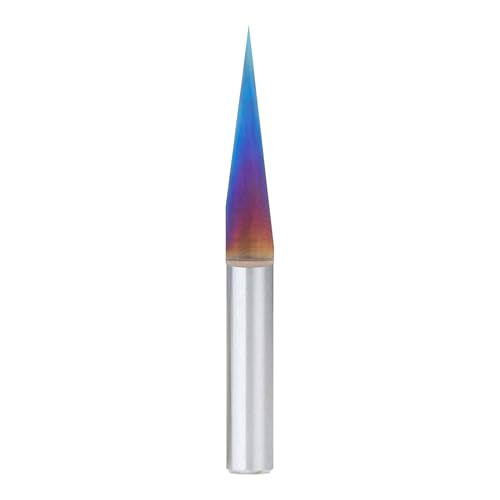 Amana Tool Spektra Extreme Tool Life Coated Solid Carbide Signmaking and Engraving Router Bit, 45611-K, 15 Degree Engraving 0.005 Tip Width x 1/4 Shank x 2-1/4 Inch Long - size: 45611-K
