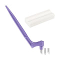 HARFINGTON Craft Cutting Tools 15/30/45 Degree Blades 360 Degree Rotating Blade Stainless Steel Cutter Pen Knife with Sharpening Stone for DIY Crafts Stencils Scrapbooks, Purple - color: Purple