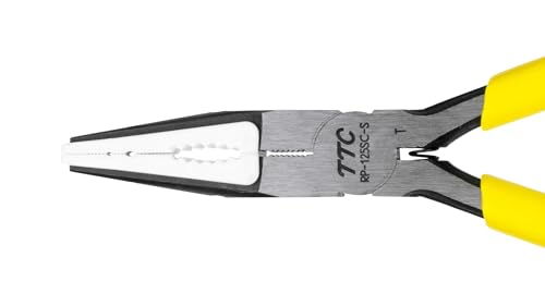 Tsunoda RP-125SC-S, Non-Marring Soft Jaw Long Nose Pliers, Replaceable Jaw Pads, 5-Inch - size: 5 inch