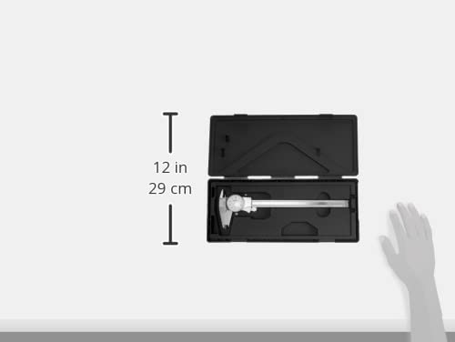 Mitutoyo 505-743J Dial Caliper, 0-8" Range, 0.001" Graduation, 0.1"/Rev, Smooth Dial Movement with Shock Protection, TiN Coated Sliding Surface for Wear Resistance, Lock Screw