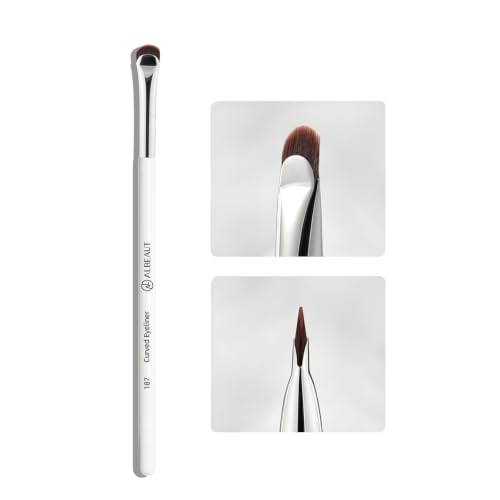 Albeaut Eyeliner Brush, Crescent-Shaped Eyeliner and Brow Brush - style: 187 curved eyeliner