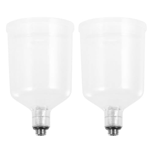 CORHAD Airbrush Mixing Cups Refillable Air Spray Paint Cup Containers - color: Transparent