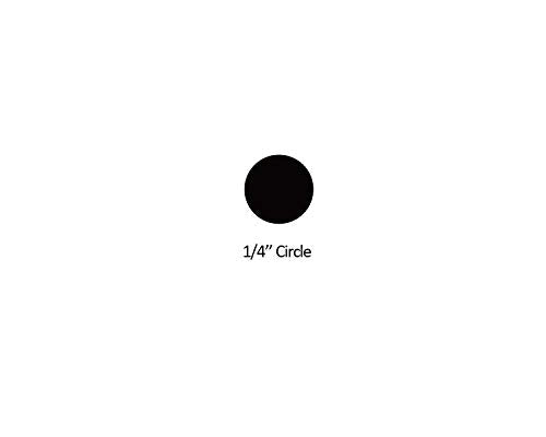 Bira Craft Extra Length 2 inch Reach Hand Punch Craft Punch for Paper Crafting Scrapbooking (1/4" Circle) - size: 1/4" Circle