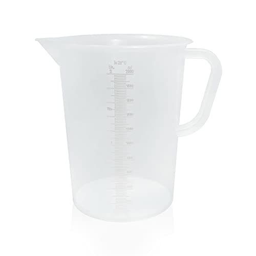 Plastic Graduated Measuring and Mixing Pitcher, 2000ml - size: 2 Liter