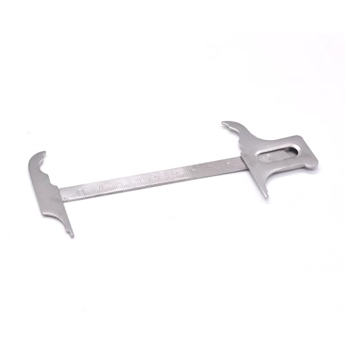 1 Pack Dental Vernier Caliper,Dental Orthodontic Measuring Ruler