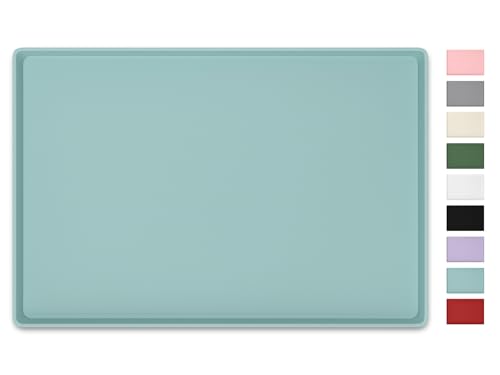 Silicone Art Mat for Crafts, 16" x 24" Waterproof Non-Slip Painting Mat - color: Blue, size: 16" x 24"