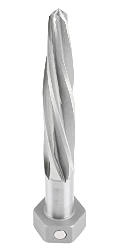 Accusize Industrial Tools 13/16 inch Bridge Reamer, Magnetic Hex Shank, Hss Spiral Flutes Aligning Reamers, Car Reamers, 1523-8035 - size: 13/16 inch