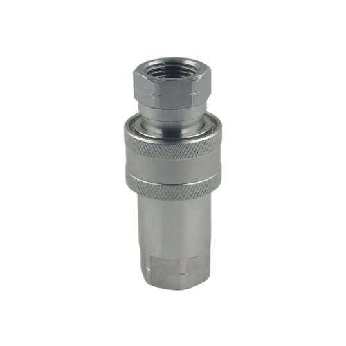 3/8" NPT ISO 7241-A Hydraulic Quick Connect Couplers Set Tractor Hydraulic Quick Disconnect Coupler Hydraulic Coupling - size: 1Set-ISO7241-A 3/8" NPT