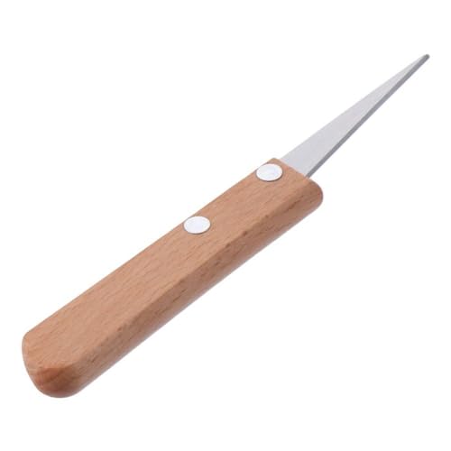 4Pcs Pottery Clay Tools Set,Wooden Handle Fettling Knife for Pottery Clay Sculpting Modeling Woodcrafter Artists DIY Lover