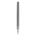 HARFINGTON 8" Half Round Medium Cut File Double Cut Teeth Medium Metal File High Carbon Steel T12 without Handle for Metal Wood Tool Sharpener, Gray - size: 8"