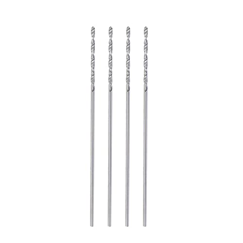 HARFINGTON 4pcs Solid Carbide Drill Bits 0.7mm C3/K10 Tungsten Carbide - size: 0.7mm