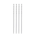 HARFINGTON 4pcs Solid Carbide Drill Bits 0.7mm C3/K10 Tungsten Carbide - size: 0.7mm