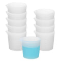 Gartful 10Pcs 30ml Silicone Measuring Cups with Spout for Resin Epoxy - size: Small-30ml*10