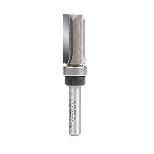 Amana Tool - 45460-3TS Carbide Tipped Flush Trim Plunge Template 1/2 Dia x 1" 4 Sh - size: 45460-3TS
