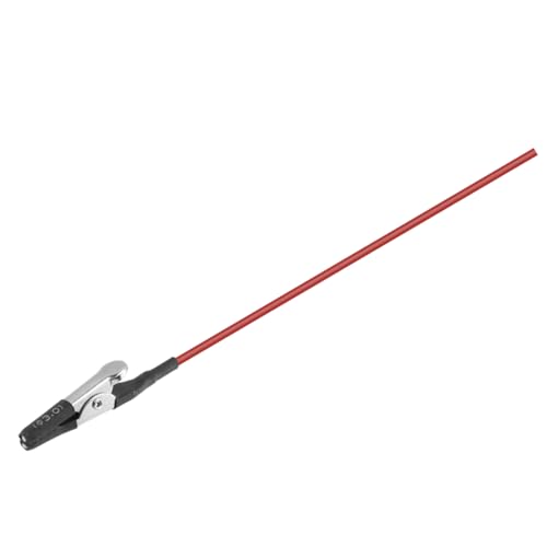 Antrader Model Painting Alligator Clip Stick with Rubber Tips,50Pcs,Red - color: Red
