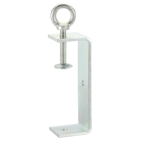 HARFINGTON Carbon Steel C Clamps, 130mm Square Galvanized Mini Tiger Clamp - size: 130mm
