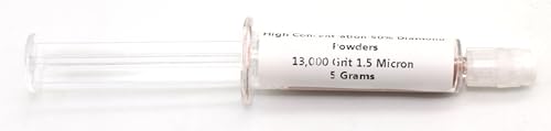 TMAX 1.5 Micron 12,000 Grit 50% Conc Syringe Diamond Lapping Paste Polish - size: 1.5 micron 50%, style: High Conc