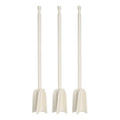 PATIKIL 3Pcs Silicone Resin Mixer Paddles, 8.7" Paint Stirrers, White - color: White, size: 8.7"