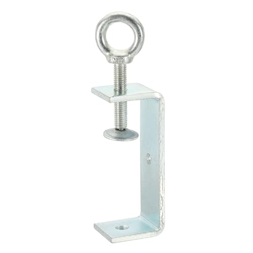 HARFINGTON Carbon Steel C Clamps, 100mm Square Galvanized Mini Tiger Clamp - size: 100mm