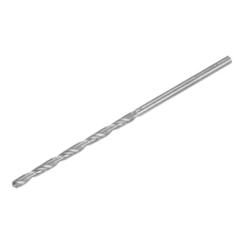 uxcell Solid Carbide Drill Bit, 3.5mm (0.138") Dia 100mm (4") Extra Long YG6X/C3 Micro-Grain Tungsten Carbide Jobber Twist Drill Bits for Drilling Stainless Steel Aluminum Metal Plastic - size: 3.5mm