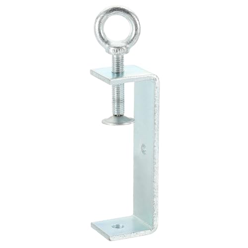 HARFINGTON Carbon Steel C Clamps, 120mm Square Galvanized Mini Tiger Clamp - size: 120mm