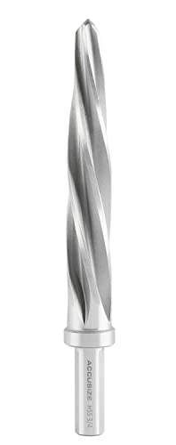 Accusize HSS Construction Reamer, 3/4 in, 3-Flat Shank, 0522-0034 - size: 3/4"