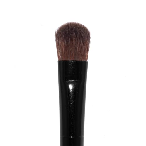 Palladio Flat Shadow Brush, Eyeshadow Flawless Blending, Perfect to Contour, Soften Edges, Smooth Finish, Synthetic Natural Bristles, Soft Feel, Comfortable Grip, Professional Application - style: Flat Shadow