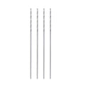 HARFINGTON 4pcs Solid Carbide Drill Bits 0.65mm C3/K10 Tungsten Carbide - size: 0.65mm