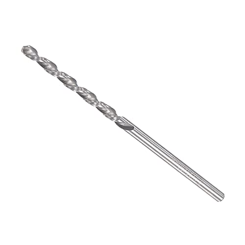 Solid Carbide Drill Bits, 2.1mm Diameter, Left Hand YG6X (C3/K10) Tungsten Carbide Straight Shank Twist Drill Bits - (Applications: for Stainless Steel Alloy), 1-Piece - size: 2.1mm