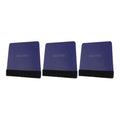 HARFINGTON 3pcs Vinyl Squeegee, Felt Edge Vinyl Wrap Decal Squeegee Tool, 4-Inch Car Vinyl Film Scraper Plastic Squeegee for Car Wrap, Sign Making, Window, Blue, Trapezoidal - color: Blue