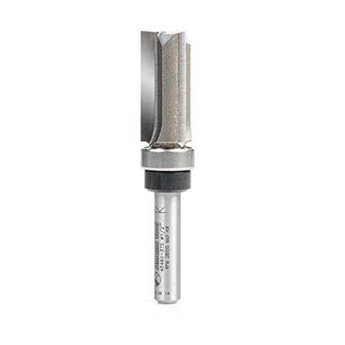 Amana Tool - 45460-3TS Carbide Tipped Flush Trim Plunge Template 1/2 Dia x 1" 4 Sh - size: 45460-3TS