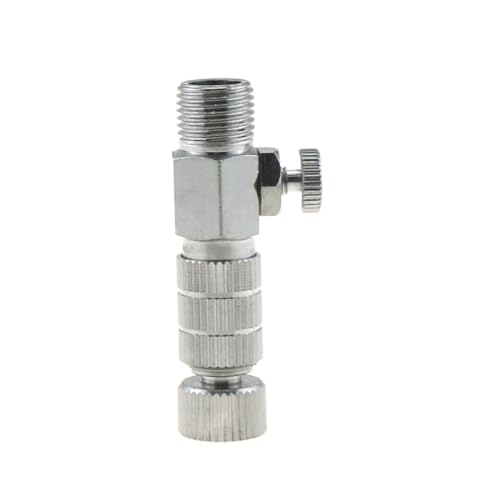 TAODAN 1/8 Inch BSP Male and Female Airbrush Connector with Plug and Air Flow Control Valve Power Tool Accessories