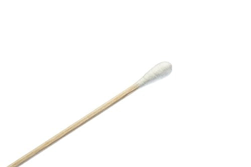 SE 6" Cotton Swabs with Wooden Handles (2 Pack of 100) - CS100-6-2 - size: 2 Packs of 100