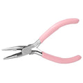 Needle Nose Pliers with Teeth, 4.5 Inch Pliers for Jewelry Making, Comfort Grip Handle Craft Pliers for Wire Bending, Repair, Object Grasping