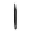 HARFINGTON 4.8" Long ESD-10 Anti-static Straight Pointed Tip Tweezers Round - size: 4.8"（ESD-10)