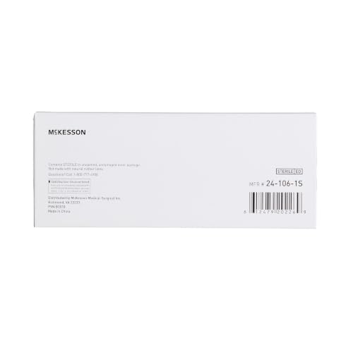McKesson Cotton Tipped Applicator, Long Sterile Medical Swabs, 6 in, 100 ct - size: 6 Inch (Pack of 1)
