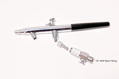 6 Feet Nylon Braided Airbrush Hose with 1/8'' Fittings on Both Ends