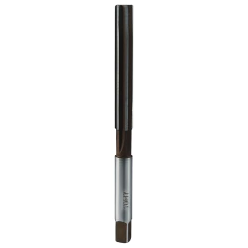Hand Reamer Tool, 10mm H7 Metric Reamer Drill Bit with 6 Straight Flutes for Metal & Woodworking Applications - size: 10mm