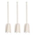 PATIKIL 3Pcs Silicone Resin Mixer Paddles, 6.5" Paint Stirrers, White - color: White, size: 6.5"
