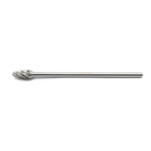 TEMO SF-5L6 NF Aluminum Cut Carbide Rotary Burr File 1/2" Tree 6" Long Shnk - size: 6" SF-5L6