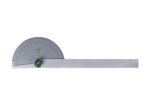 PEC Tools - MADE IN USA Stainless Steel Angle Protractor, Round Head - size: 5180SS