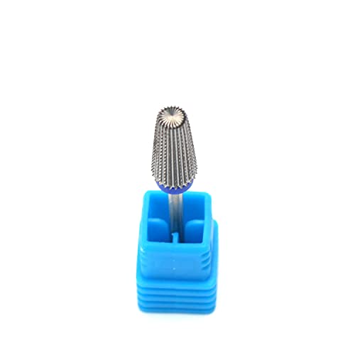 5 in 1 Nail Drill Bits Carbide Rotary Bit, 3/32" Shank Medium-M - color: Silver, size: M