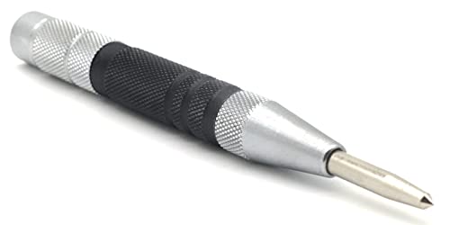 WHLLING 2-Piece Automatic Center Punch, 6 Inch Hardened Steel Spring Punch - size: 6 Inch