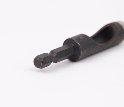 5/16" Leather Hollow Punch for Electric Hand Drills Carbon Steel - size: 5/16 in