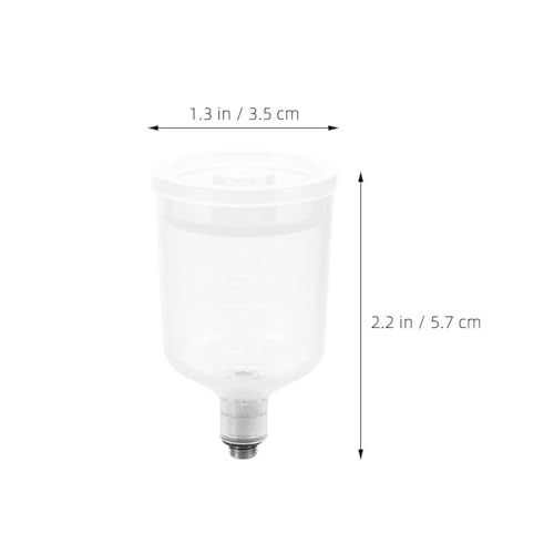 CORHAD Airbrush Mixing Cups Refillable Air Spray Paint Cup Containers - color: Transparent