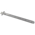 HHIP 7006-0001 6 X 15/32" Stainless Steel Ruler (32Nds, 64Ths & Decimal), Chrome - size: 32nds, 64ths & Decimal Quivalent